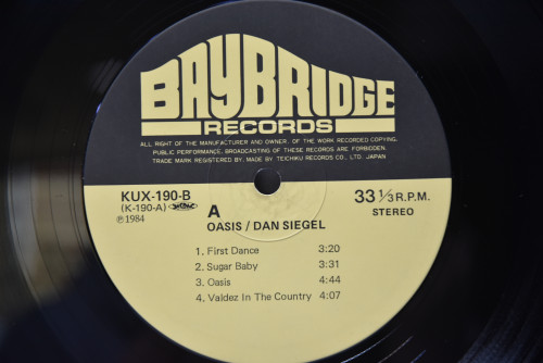 Dan Siegel [댄 시겔] - Oasis ㅡ 중고 수입 오리지널 아날로그 LP