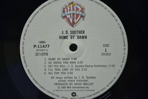 J.D. Souther [제이디 사우더] - Home By Dawn ㅡ 중고 수입 오리지널 아날로그 LP