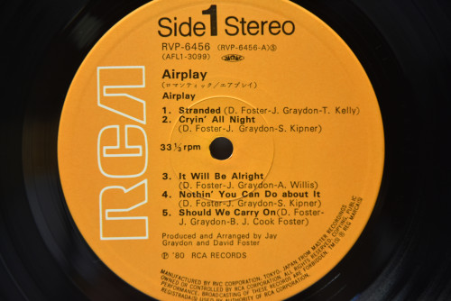 Airplay [에어플레이] - Airplay ㅡ 중고 수입 오리지널 아날로그 LP