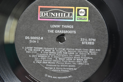 The Grass Roots [그래스 루츠] - Lovin&#039; Things ㅡ 중고 수입 오리지널 아날로그 LP