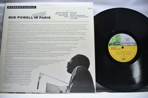 Bud Powell [버드 파웰]‎ - Bud Powell In Paris - 중고 수입 오리지널 아날로그 LP