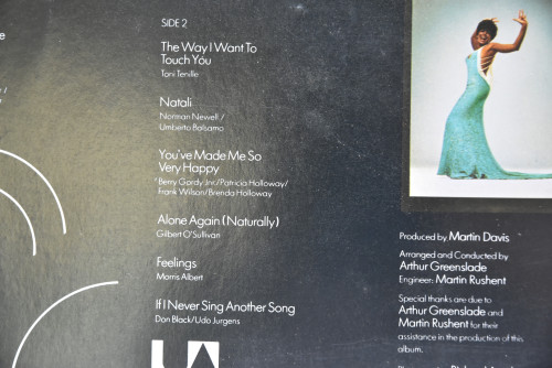 Shirley Bassey [셜리 베시] - Love, Life And Feelings ㅡ 중고 수입 오리지널 아날로그 LP