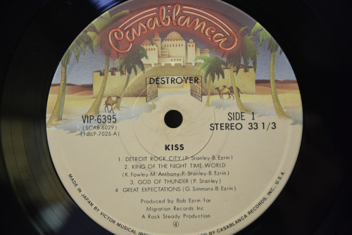 Kiss [키스] - Destroyer ㅡ 중고 수입 오리지널 아날로그 LP