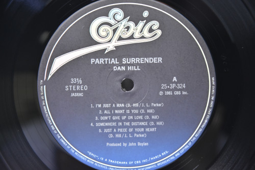 Dan Hill [댄 힐] - Partial Surrender ㅡ 중고 수입 오리지널 아날로그 LP