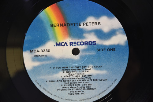 Bernadette Peters [버나뎃 피터스] - Bernadette Peters ㅡ 중고 수입 오리지널 아날로그 LP