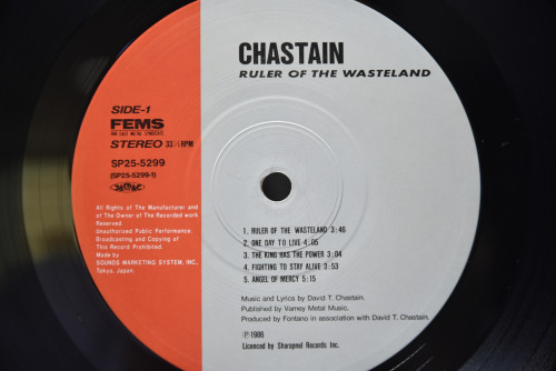 Chastain [체스테인] - Ruler Of The Wasteland ㅡ 중고 수입 오리지널 아날로그 LP
