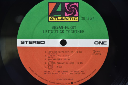 Bryan Ferry [브라이언 페리] - Let&#039;s Stick Together ㅡ 중고 수입 오리지널 아날로그 LP
