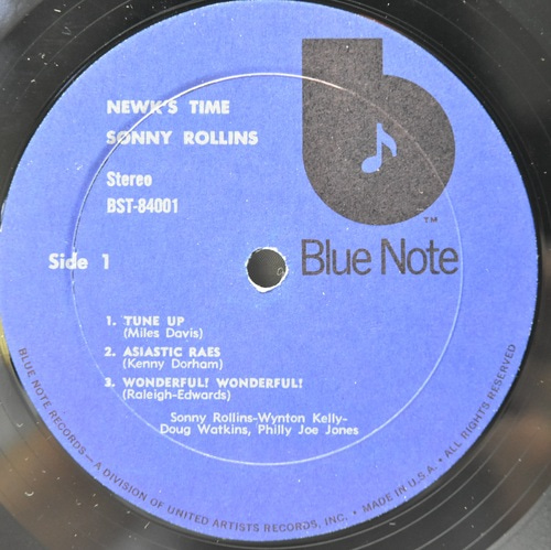 Sonny Rollins [소니 롤린스]‎ - Newk&#039;s Time - 중고 수입 오리지널 아날로그 LP