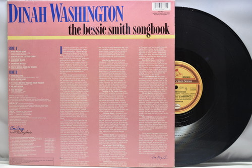 Dinah Washington [디나 워싱턴] – The Bessie Smith Songbook - 중고 수입 오리지널 아날로그 LP