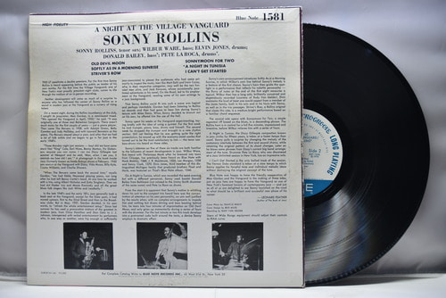 Sonny Rollins [소니 롤린스]‎ - A Night at the Village Vanguard - 중고 수입 오리지널 아날로그 LP