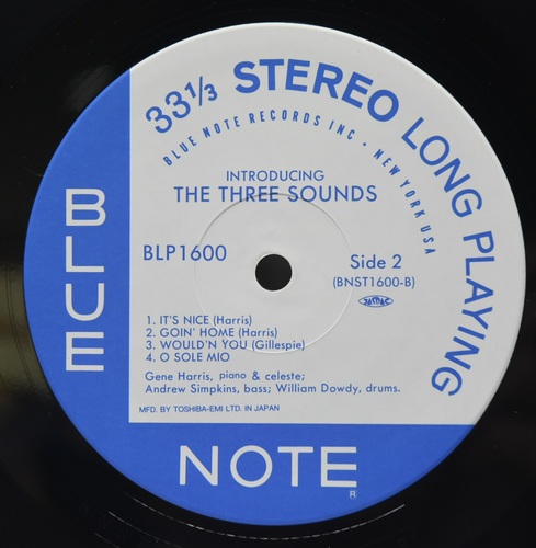 The Three Sounds [쓰리 사운즈] ‎- Introducing the Three Sounds - 중고 수입 오리지널 아날로그 LP
