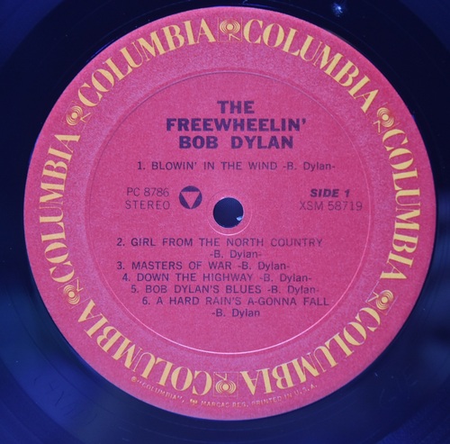 Bob Dylan [밥 딜런] - The Freewheelin&#039; Bob Dylan ㅡ 중고 수입 오리지널 아날로그 LP
