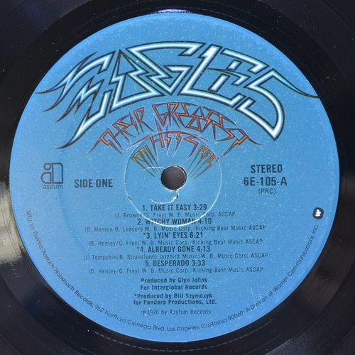 Eagles [이글스] - Eagles Greatest Hits 1971-1975 ㅡ 중고 수입 오리지널 아날로그 LP