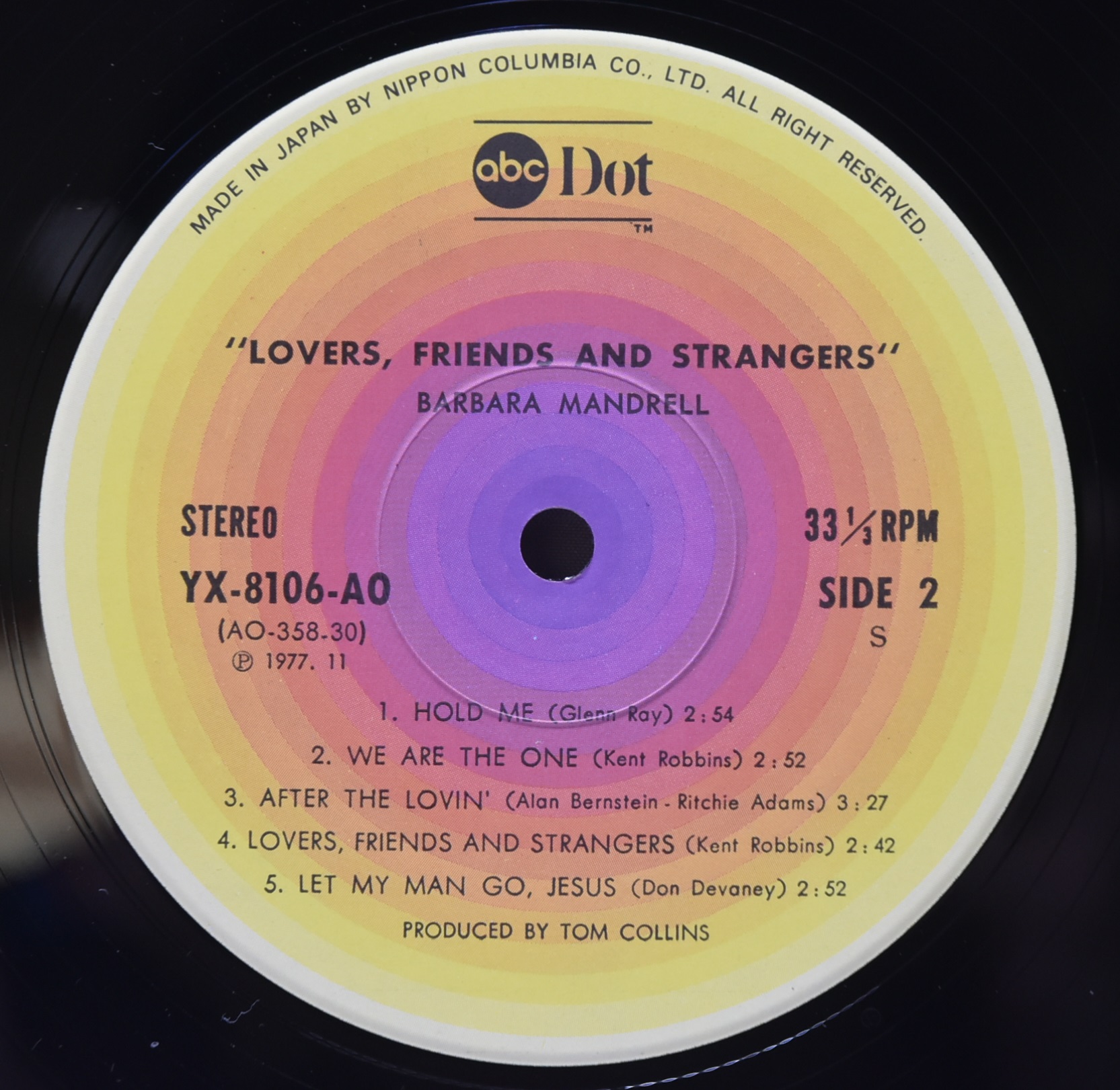 Barbara Mandrell [바바라 맨드렐] ㅡ &quot;Lovers, Friends And Strangers&quot; - 중고 수입 오리지널 아날로그 LP