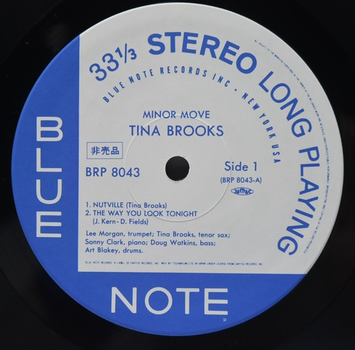 Tina Brooks [티나 브룩스] - Minor Move - 중고 수입 오리지널 아날로그 LP