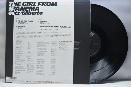 Gilberto  / Getz [질베르토 / 겟츠] - The Girl from Ipanema - 중고 수입 오리지널 아날로그 LP