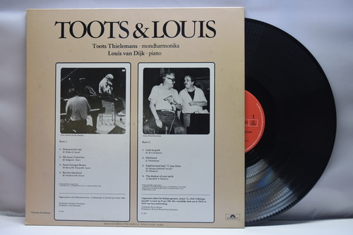 Toots Thielemans &amp; Louis Van Dijk [투츠 틸레망 / 루이스 반딕] – Toots &amp; Louis - 중고 수입 오리지널 아날로그 LP