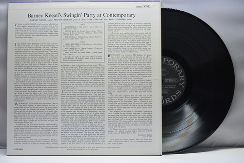 Barney Kessel [바니 케셀] - Barney Kessel&#039;s Swingin&#039; Party At Contemporary - 중고 수입 오리지널 아날로그 LP