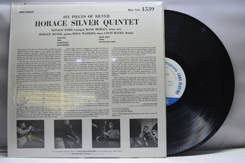 The Horace Silver Quintet [호레이스 실버] ‎- The Horace Silver Quintet - 중고 수입 오리지널 아날로그 LP