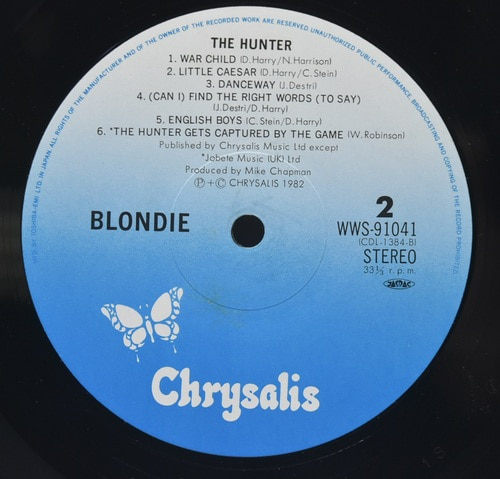 Blondie [블론디] - The Hunter ㅡ 중고 수입 오리지널 아날로그 LP