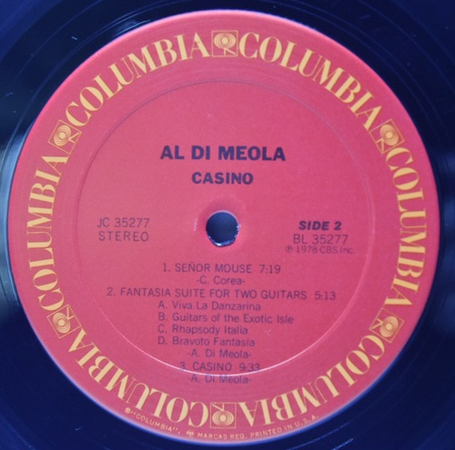 Al Di Meola [알 디 미올라] – Casino - 중고 수입 오리지널 아날로그 LP