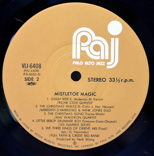 Various – Mistletoe Magic - Holiday Jazz Improvisations - 중고 수입 오리지널 아날로그 LP