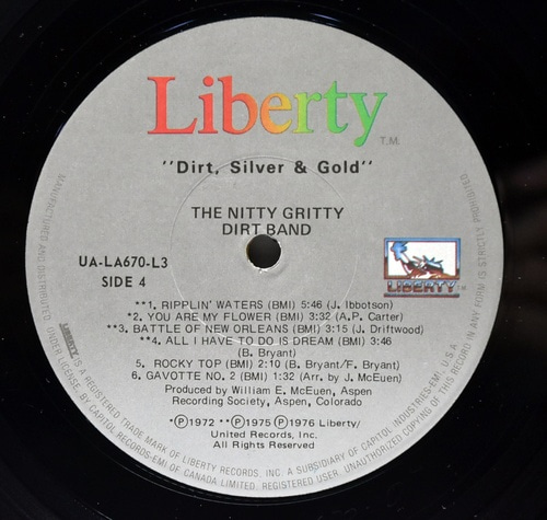 Nitty Gritty Dirt Band [니티 그리티 더트 밴드] - Dirt, Silver and Gold ㅡ 중고 수입 오리지널 아날로그 3LP