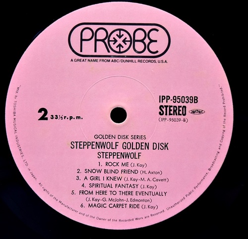 Steppenwolf [스테픈울프] - Steppenwolf Golden Disk ㅡ 중고 수입 오리지널 아날로그 2LP