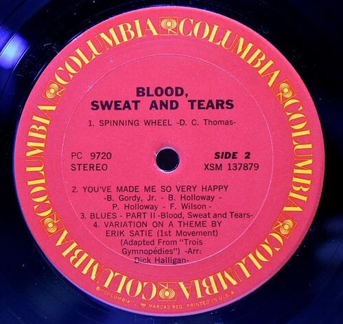 Blood, Sweat And Tears [블러드, 스웨트 앤드 티어스] - Blood, Sweat And Tears ㅡ 중고 수입 오리지널 아날로그 LP