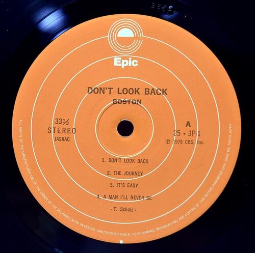 Boston [보스톤] - Don&#039;t Look Back ㅡ 중고 수입 오리지널 아날로그 LP