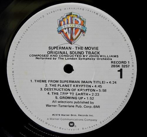John Williams [존 윌리엄스] – Superman The Movie (Original Sound Track) - 중고 수입 오리지널 아날로그 2LP