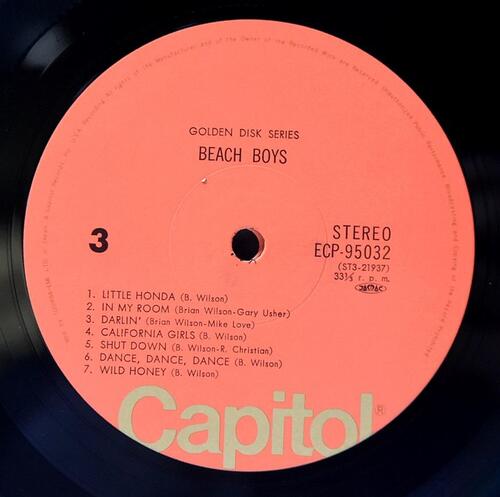 The Beach Boys [비치 보이스] -  The Beach Boys Golden Disk ㅡ 중고 수입 오리지널 아날로그 2LP