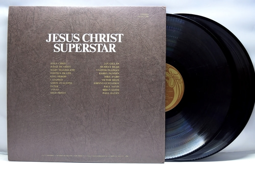 Andrew Lloyd Webber And Tim Rice [앤드류 로이드 웹스터, 팀 라이스] – Jesus Christ Superstar ㅡ 중고 수입 오리지널 아날로그 2LP