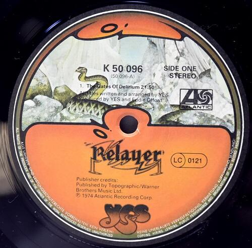 Yes ‎[예스] – Relayer ㅡ 중고 수입 오리지널 아날로그 LP