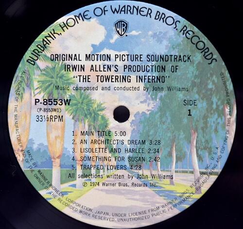 John Williams [존 윌리엄스] – Irwin Allen&#039;s The Towering Inferno (Original Motion Picture Soundtrack) ㅡ 중고 수입 오리지널 아날로그 LP