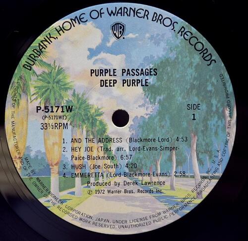 Deep Purple [딥 퍼플] - Purple Passages ㅡ 중고 수입 오리지널 아날로그 2LP