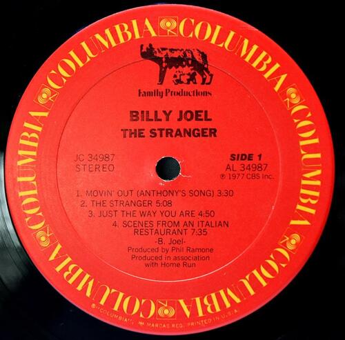 Billy Joel [빌리 조엘] - The Stranger (USA 1st Pressing) ㅡ 중고 수입 오리지널 아날로그 LP