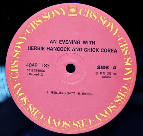Herbie Hancock &amp; Chick Corea [허비 행콕, 칙 코리아] ‎- An Evening With Herbie Hancock &amp; Chick Corea In Concert - 중고 수입 오리지널 아날로그 2LP