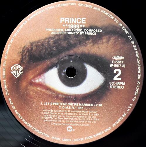 Prince [프린스] – 1999 ㅡ 중고 수입 오리지널 아날로그 2LP