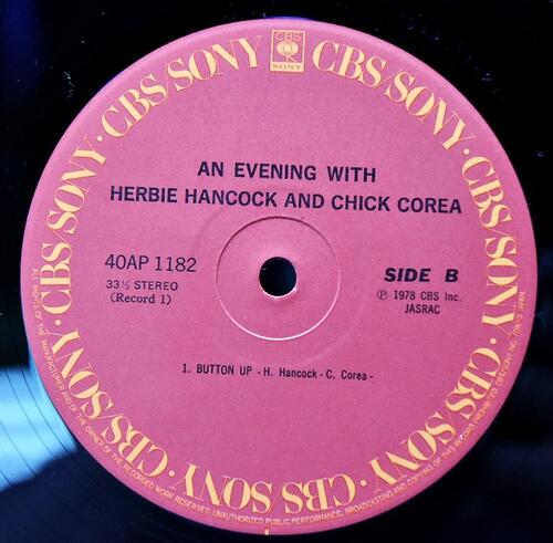 Herbie Hancock &amp; Chick Corea [허비 행콕, 칙 코리아] ‎- An Evening With Herbie Hancock &amp; Chick Corea In Concert - 중고 수입 오리지널 아날로그 2LP