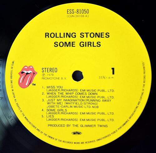 The Rolling Stones [롤링 스톤즈] - Some Girls ㅡ 중고 수입 오리지널 아날로그 LP