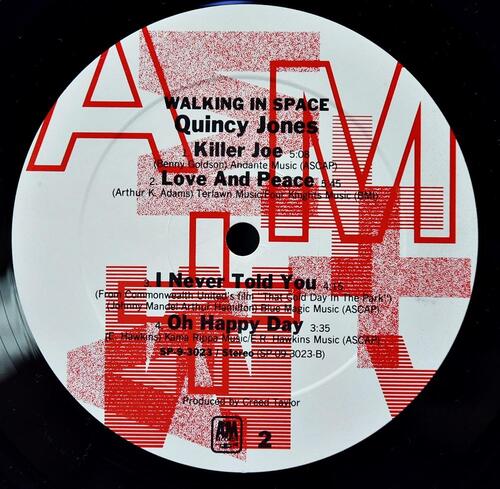 Quincy Jones [퀸시 존스] - Walking in Space ㅡ 중고 수입 오리지널 아날로그 LP