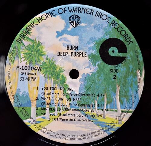 Deep Purple [딥 퍼플] - Burn - 중고 수입 오리지널 아날로그 LP