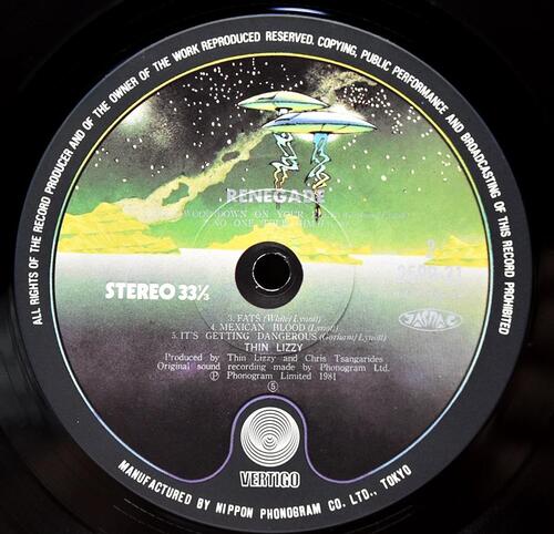 Thin Lizzy [씬 리지] – Renegade - 중고 수입 오리지널 아날로그 LP