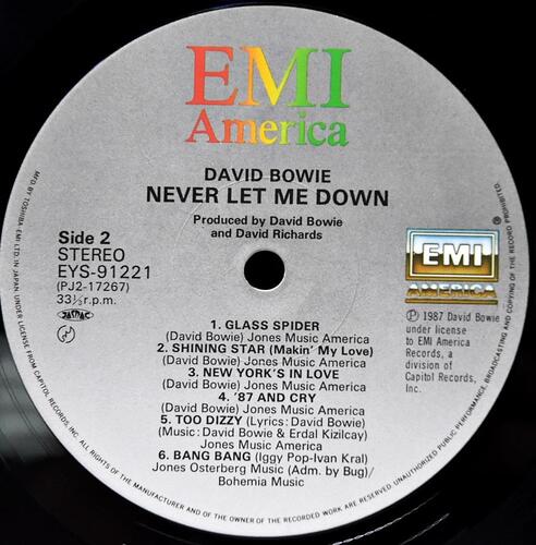 David Bowie [데이비드 보위] - Never Let Me Down - 중고 수입 오리지널 아날로그 LP
