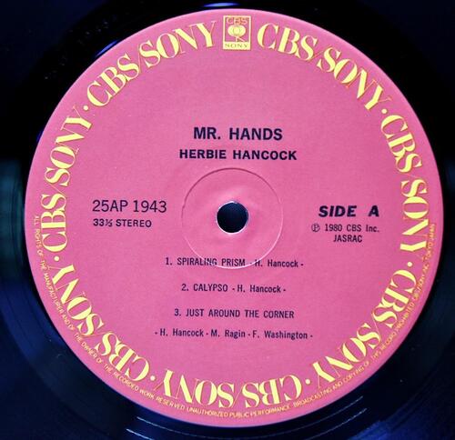 Herbie Hancock [허비 핸콕] – Mr. Hands - 중고 수입 오리지널 아날로그 LP