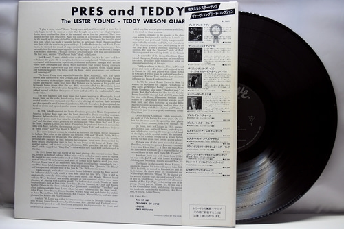 The Lester Young-Teddy Wilson Quartet [레스터 영, 테디 윌슨]‎ - Pres And Teddy - 중고 수입 오리지널 아날로그 LP