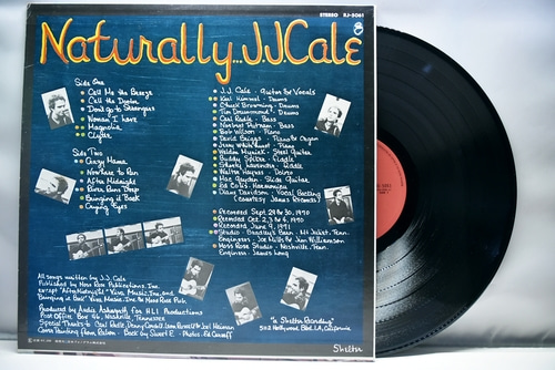 J.J. Cale ‎[제이제이 케일] – Naturally ㅡ 중고 수입 오리지널 아날로그 LP