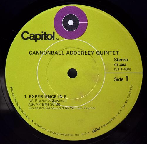 Cannonball Adderley [캐논볼 애덜리]‎ - The Cannonball Adderley Quintet &amp; Orchestra - 중고 수입 오리지널 아날로그 LP