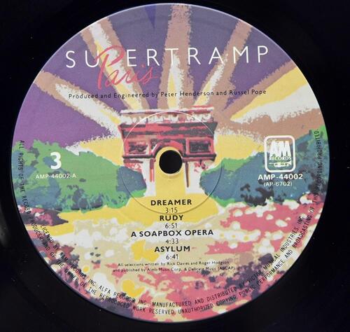 Supertramp [수퍼트램프] - Paris ㅡ 중고 수입 오리지널 아날로그 2LP